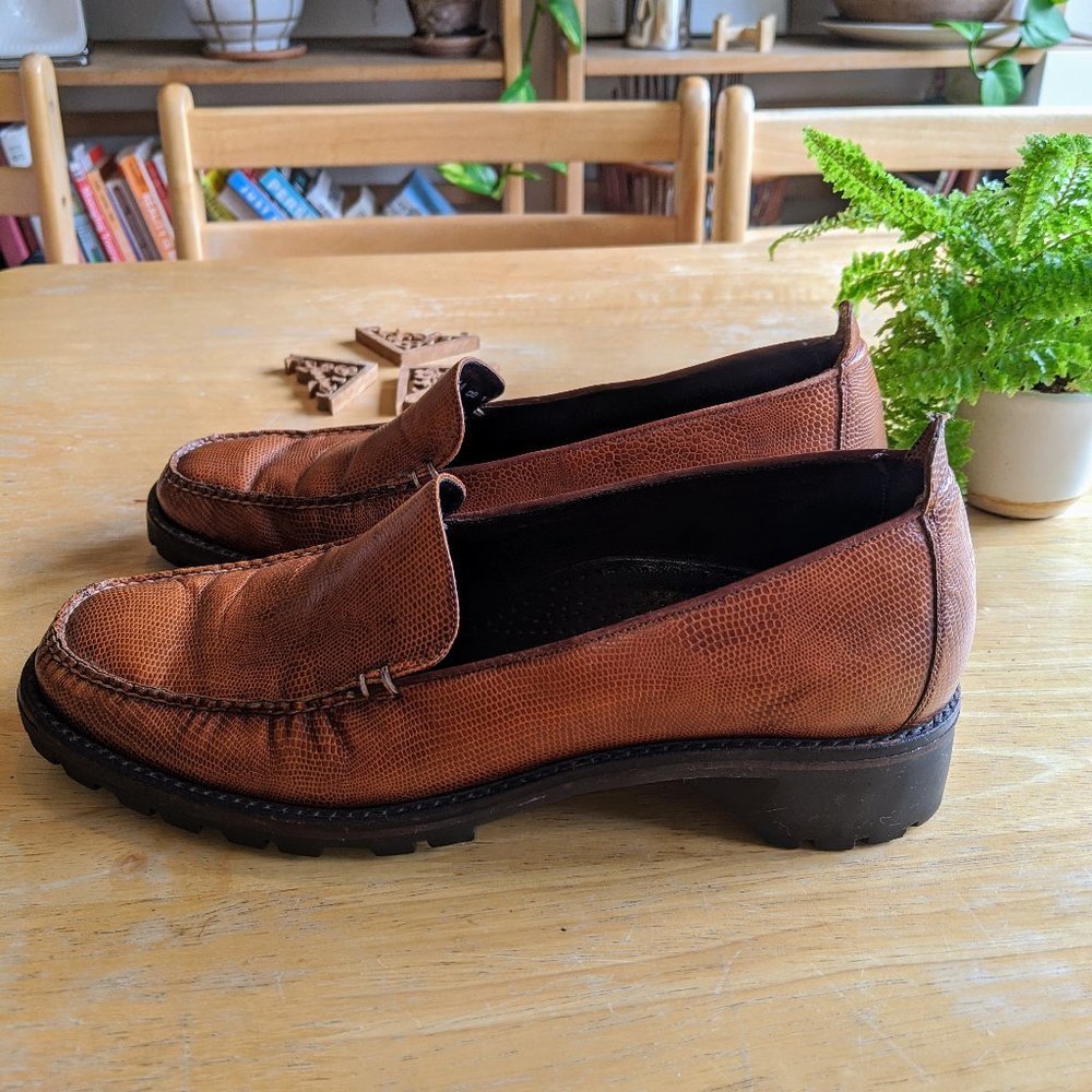 Cole Haan Loafers Brown Leather Size 8.5 NWOT
